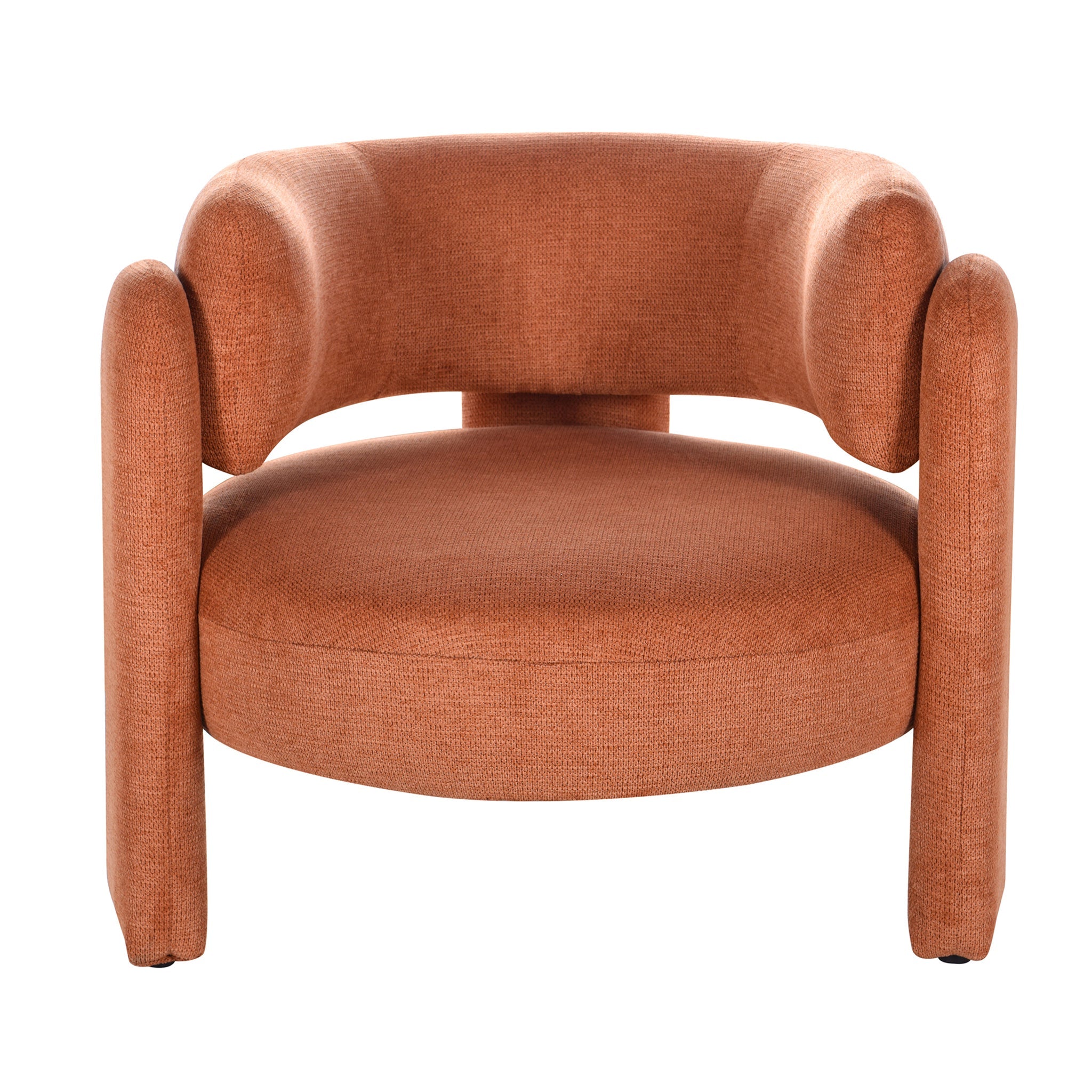 Fabric Barrel Back Lounge Chair