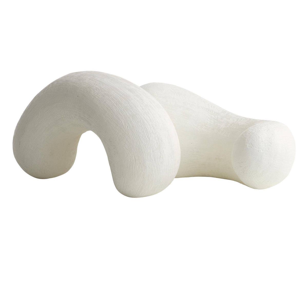 Entwine white knot sculptures, additional view