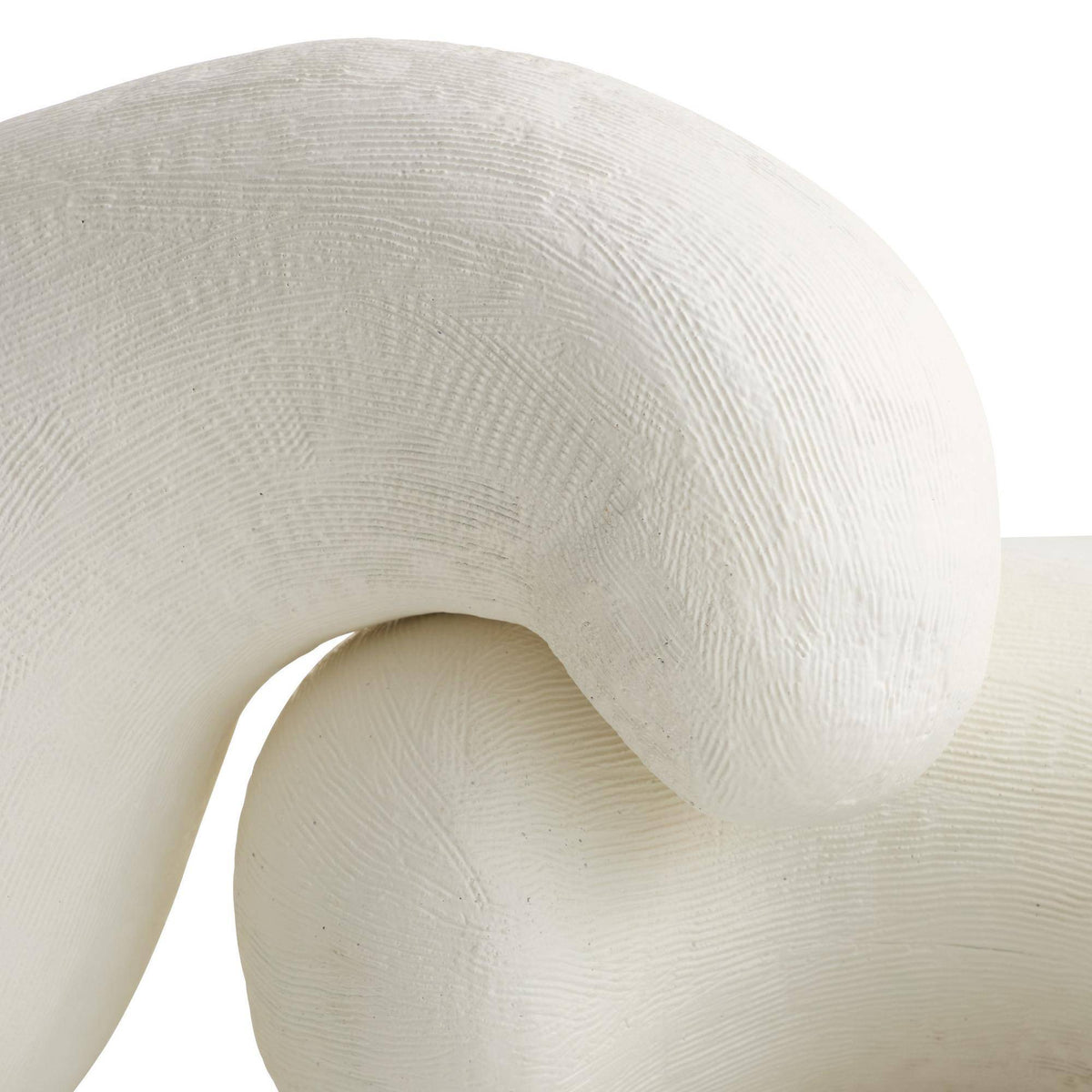 Entwine white knot sculptures, additional view