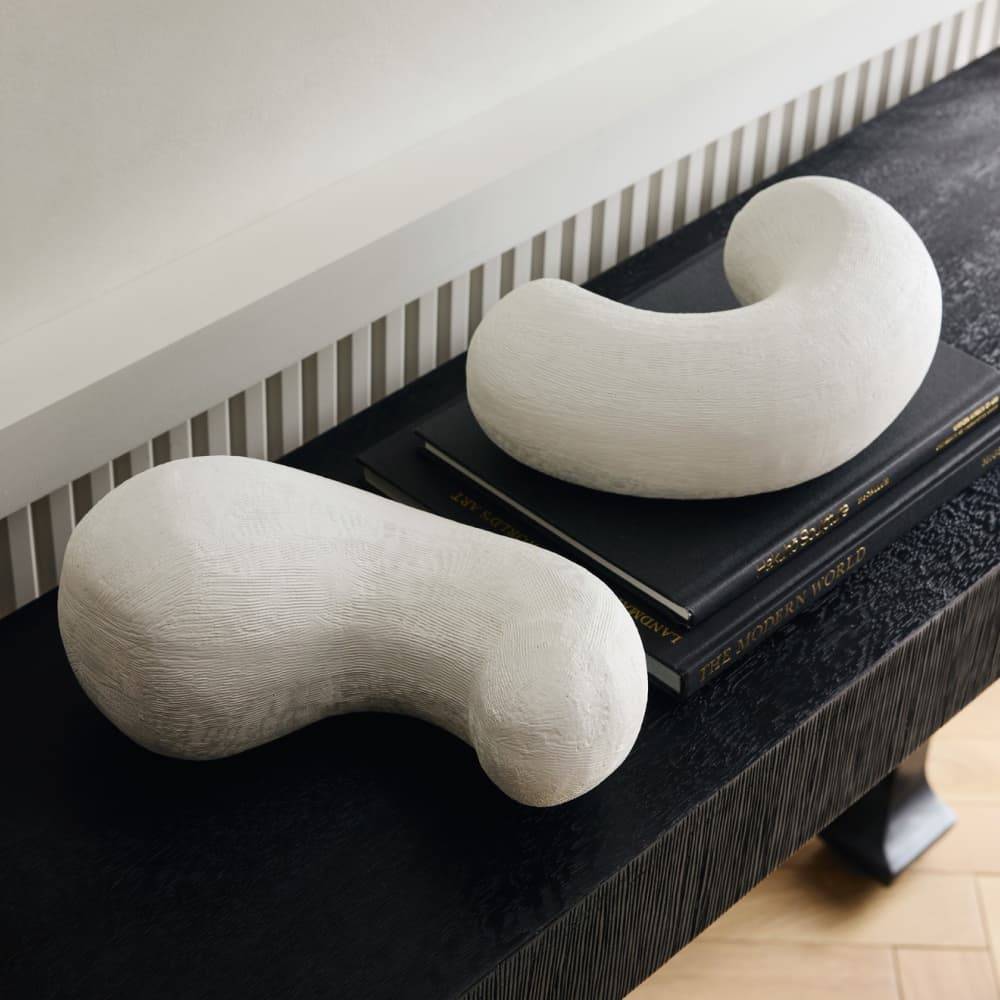 Entwine white knot sculptures, additional view