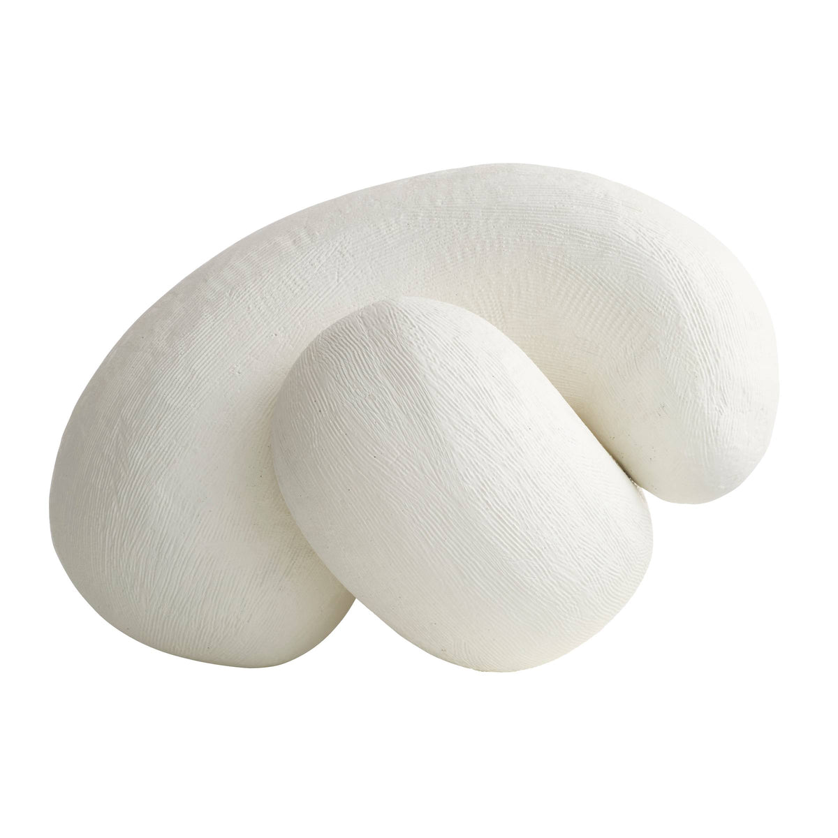 Entwine white knot sculptures, additional view