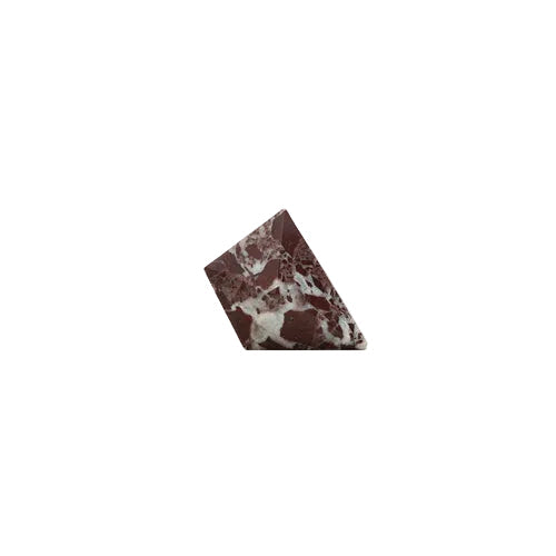 Facet Marble Cabinet Knob in Rosso