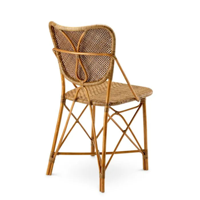 Havana Dining Chair in Honey Rattan