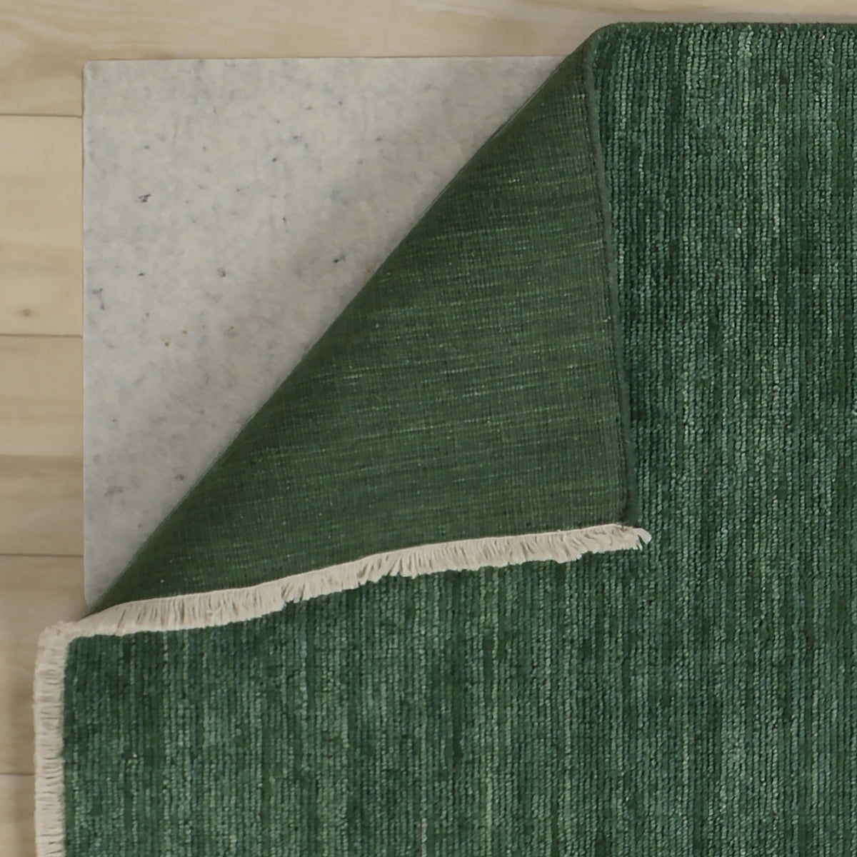 Ashcroft Hand-Loomed Wool Rug — Green