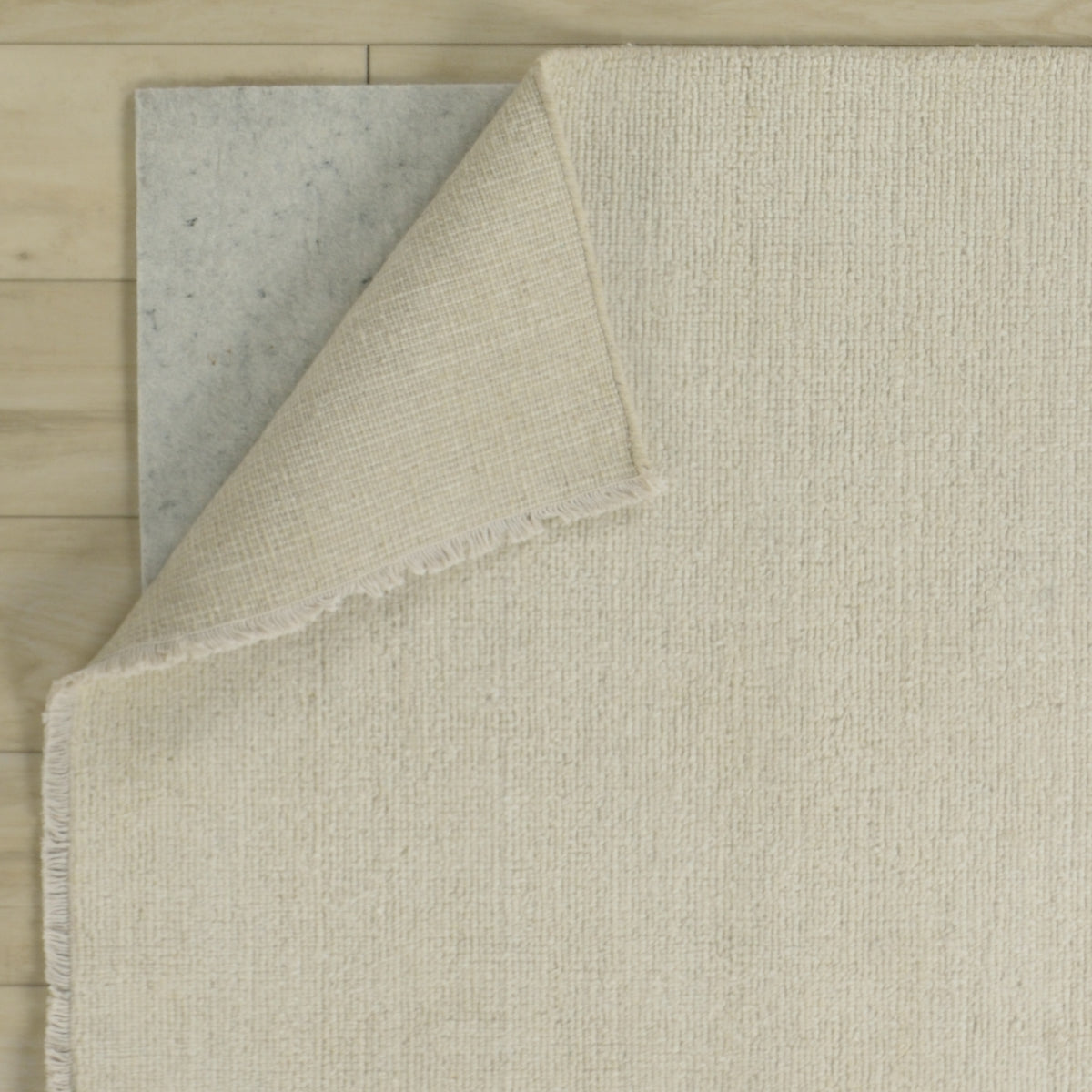 Ashcroft Hand-Loomed Wool Rug — Ivory