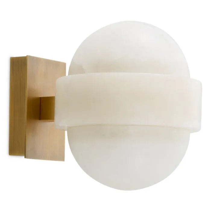 Taormina Alabaster Disc Sconce