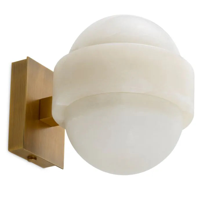 Taormina Alabaster Disc Sconce