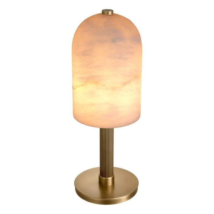 Sorrento Alabaster Dome Table Lamp