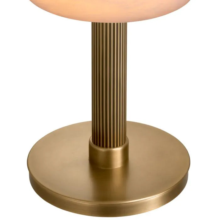Sorrento Alabaster Dome Table Lamp