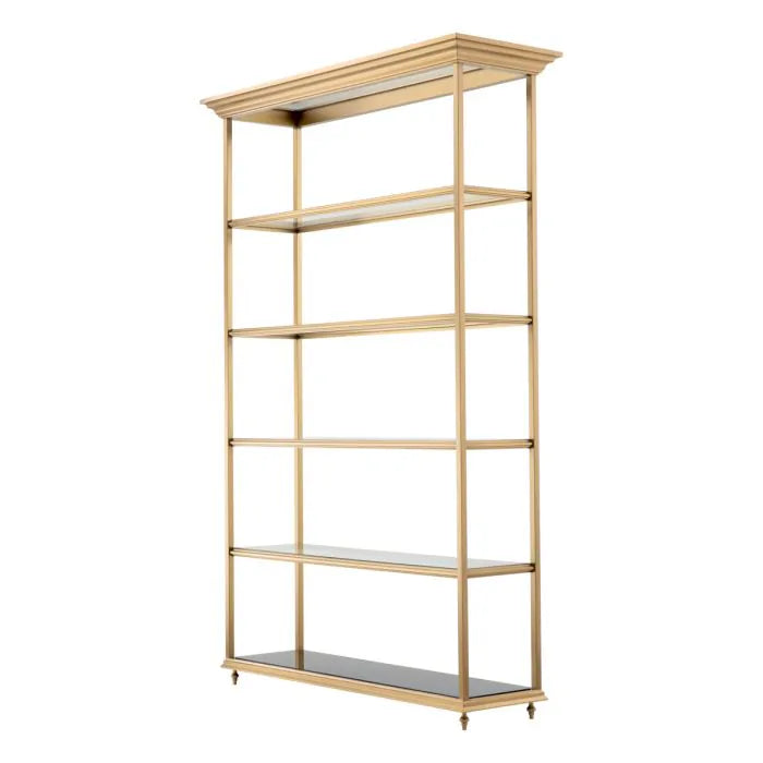 Kensington Brass & Glass Étagere lifestyle