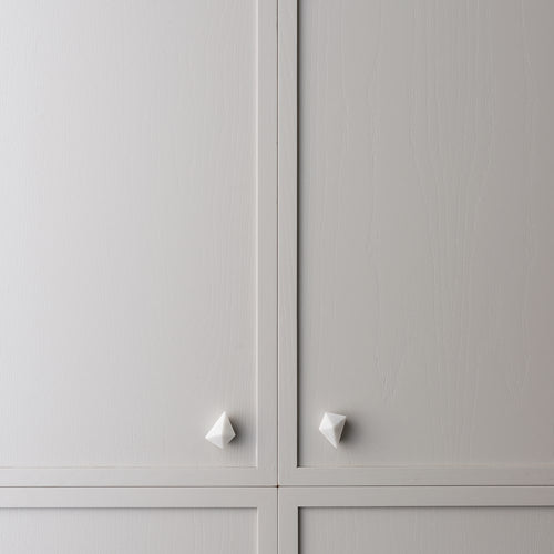 Facet Marble Cabinet Knob — lifestyle kitchen
