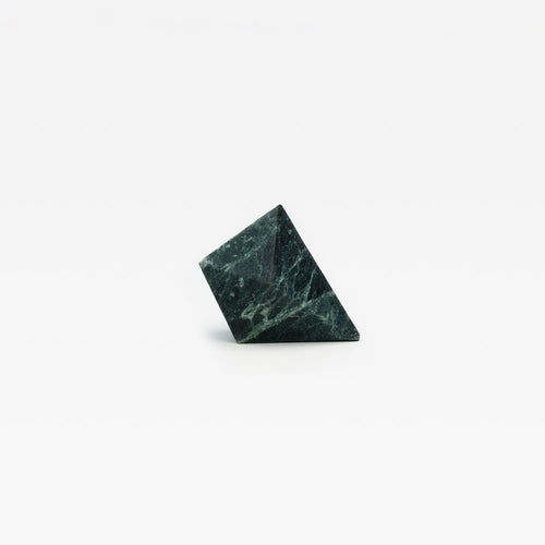 Facet Marble Cabinet Knob in Verde
