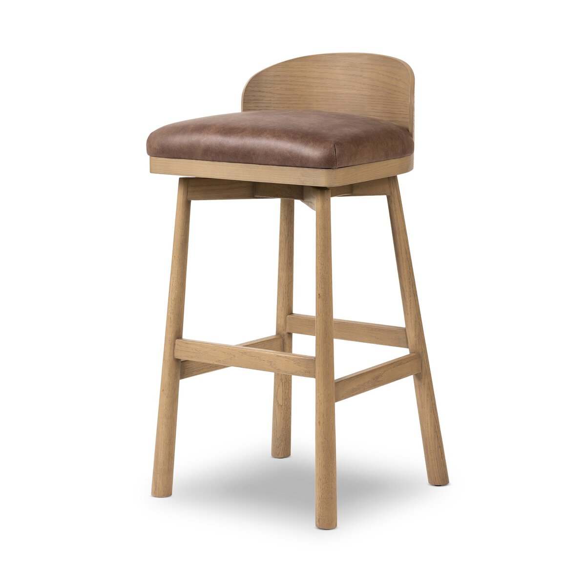 Marlowe Swivel Stool - Espresso Bar - detail