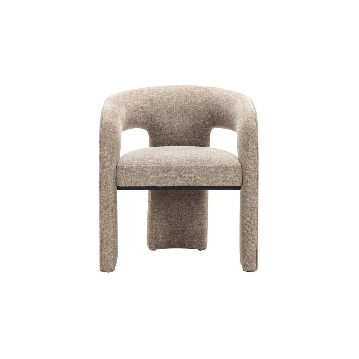 Monaco 3-Leg Dining Chair in sand — Rachel Blindauer