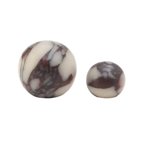 Orb Marble Cabinet Knob in Viola