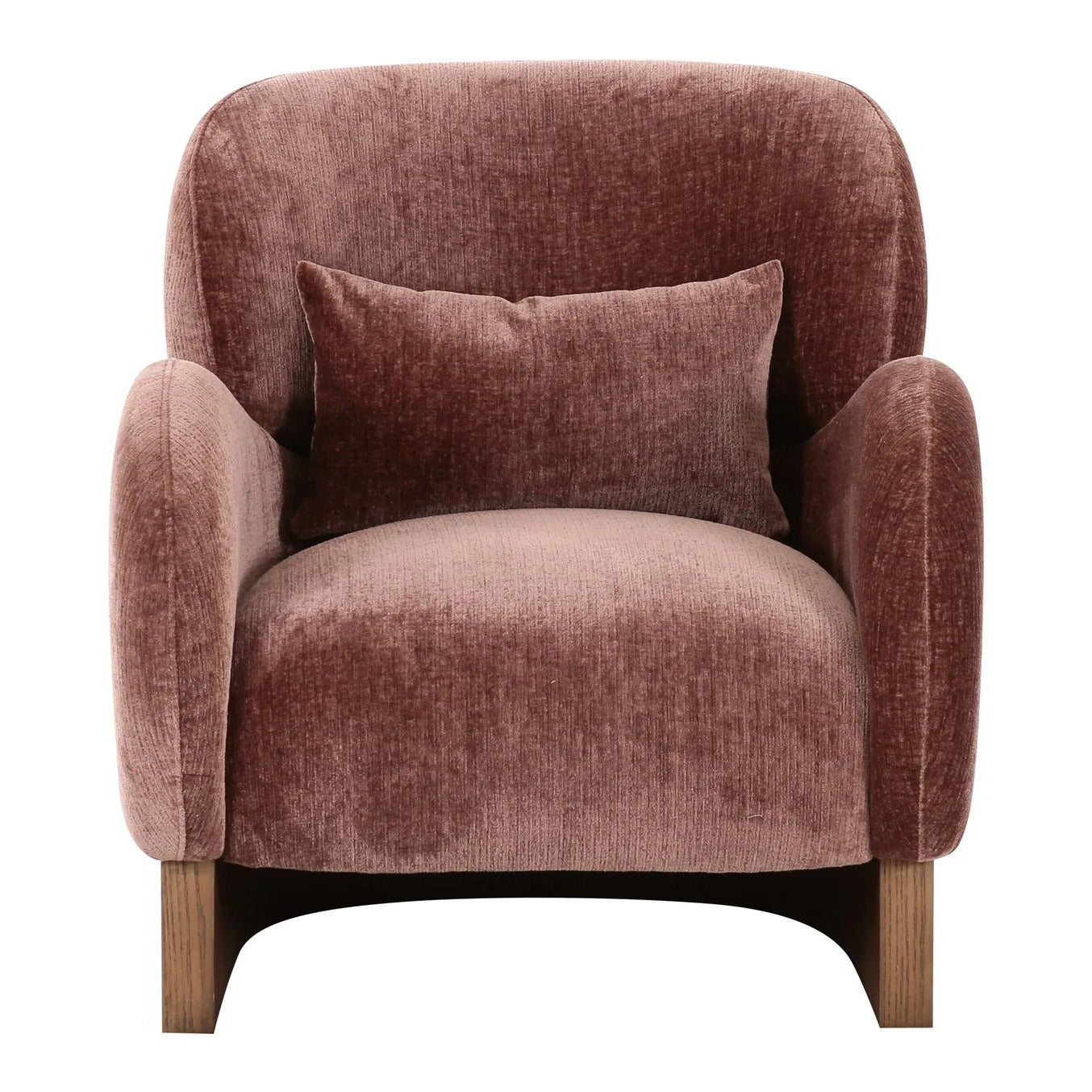 Prune Velour Reading Chair