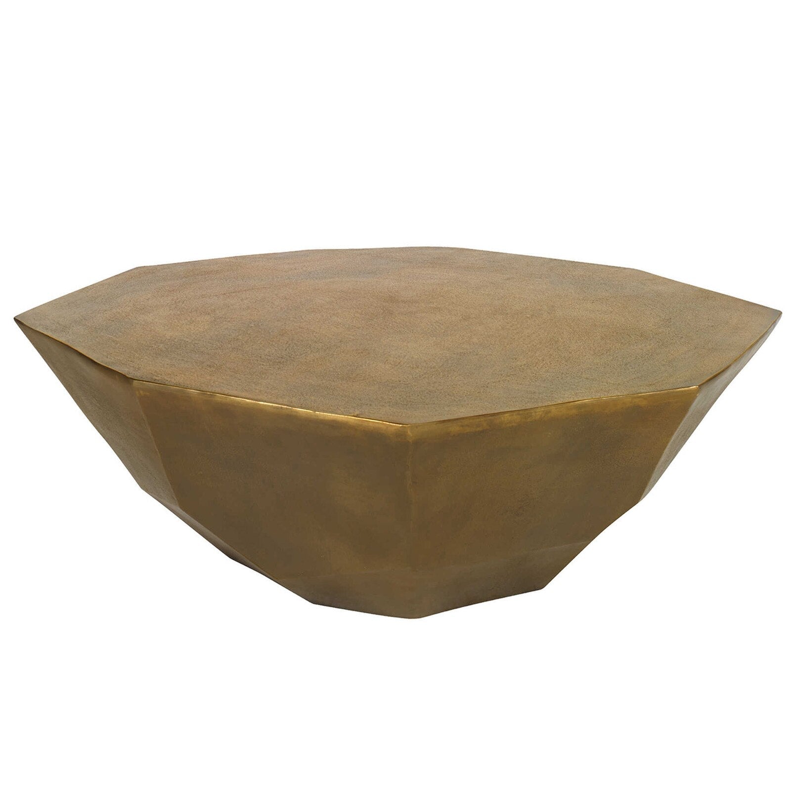 Rachel Blindauer Cathenna Large Coffee Table, Brass