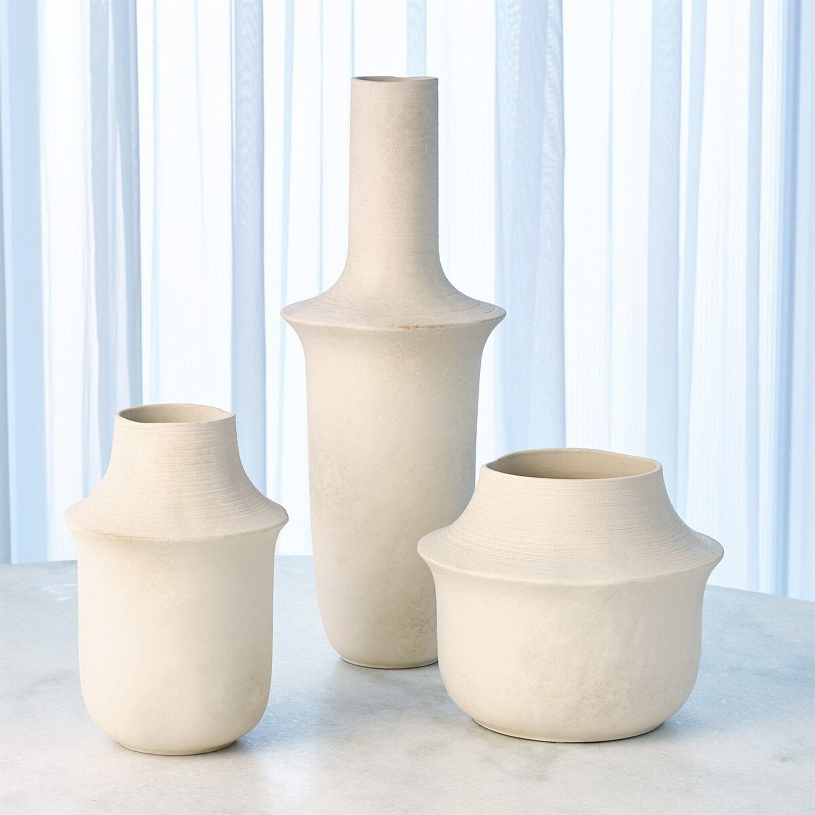 Fladis Bowl, Matte Cream Marble