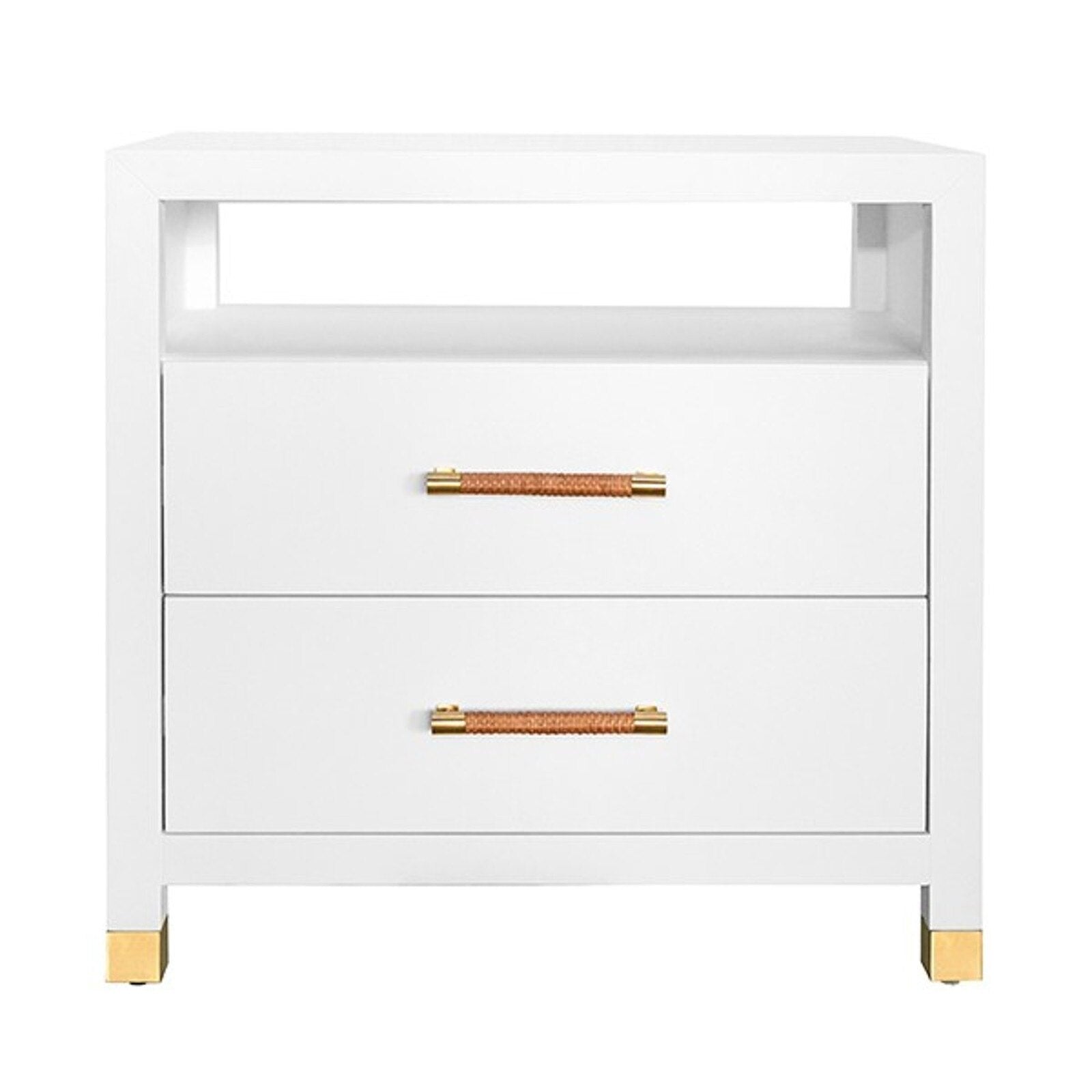 Rachel Blindauer Hancock 2-Drawer Lacquer Side Table