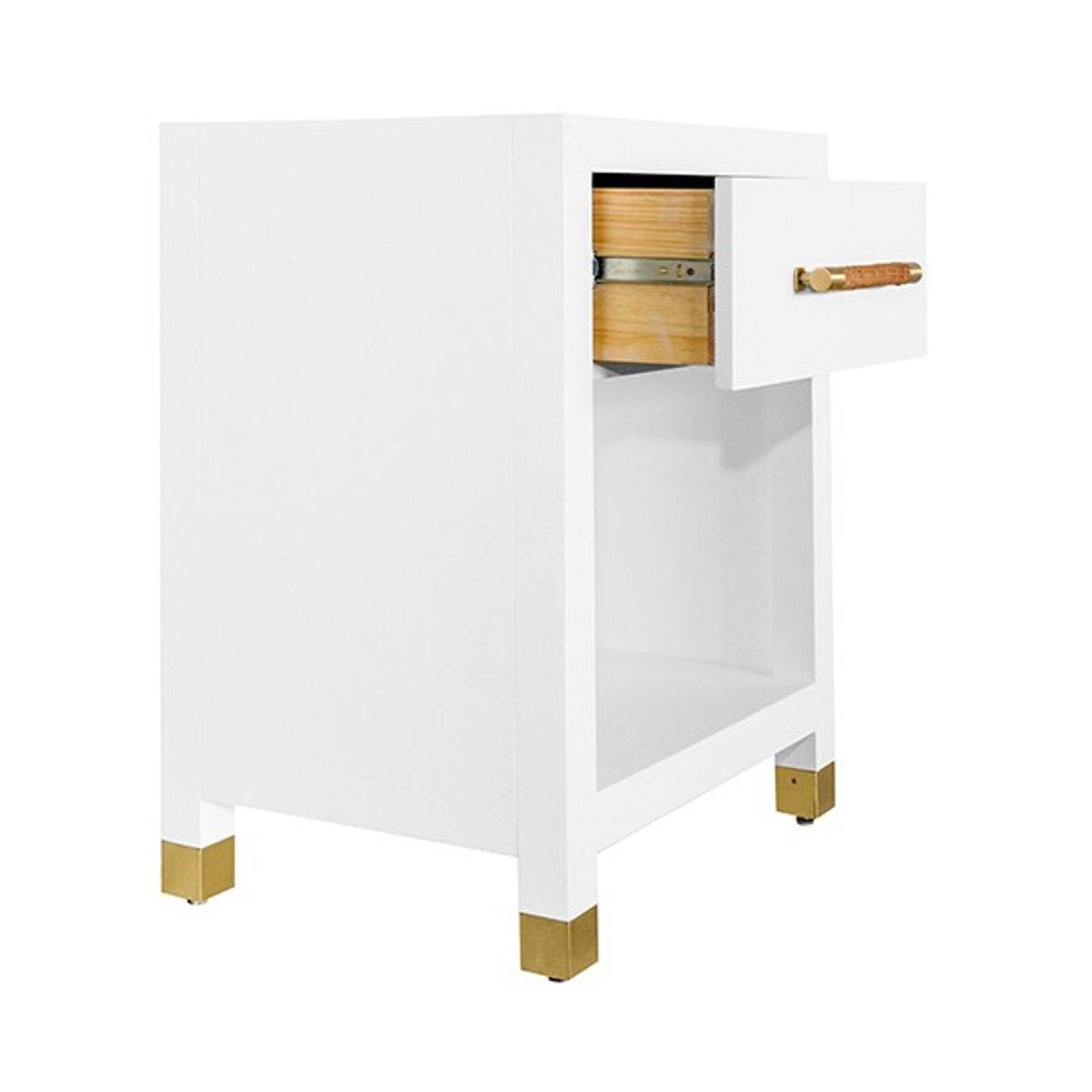 Rachel Blindauer Pelham 1-Drawer Lacquer Side Table