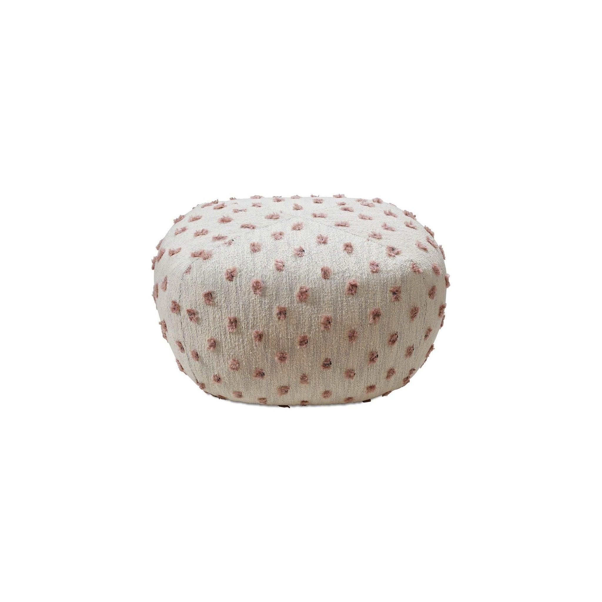 Cloudform Blush Ottoman in sand — Rachel Blindauer