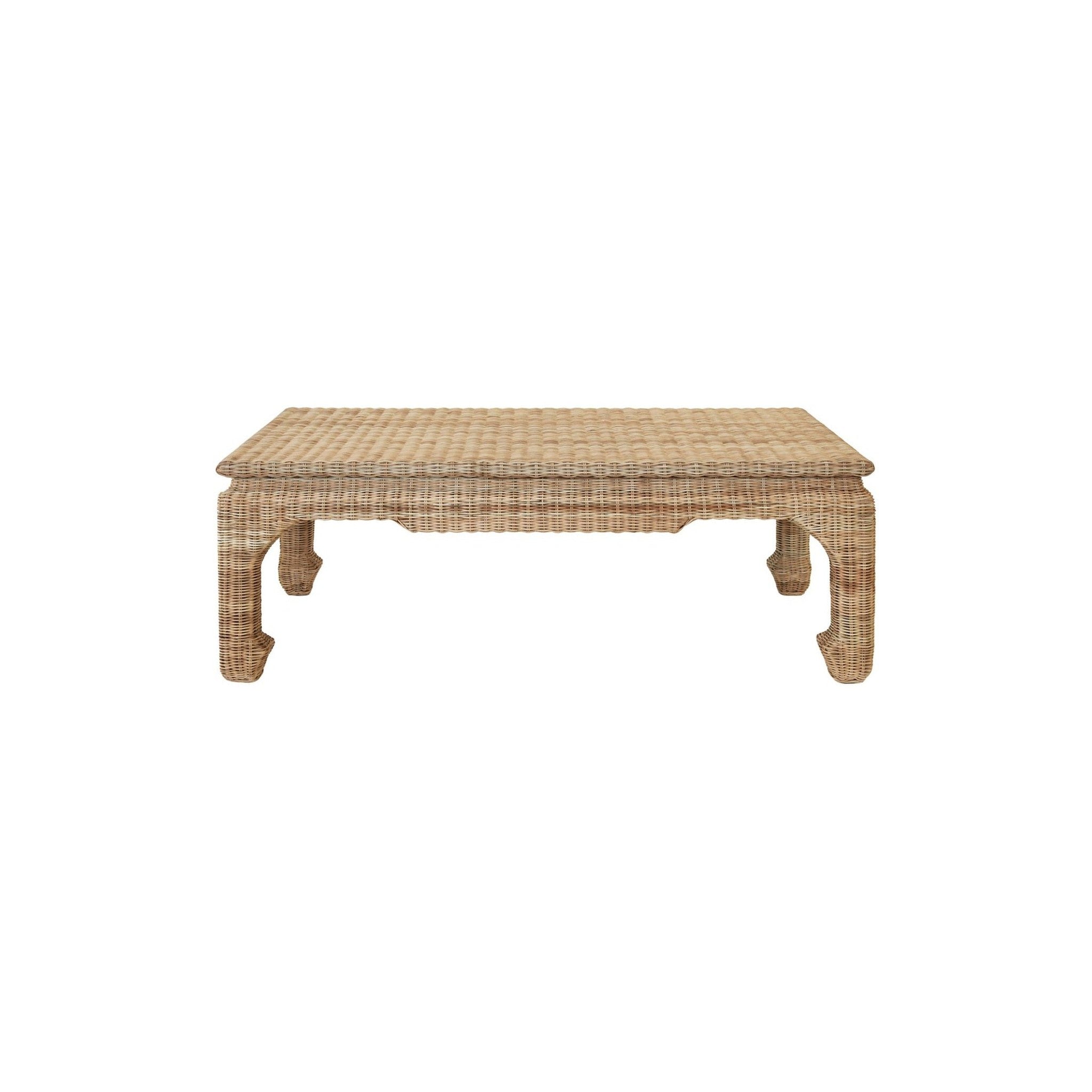 Guinevere Woven Rattan Coffee Table — Rachel Blindauer