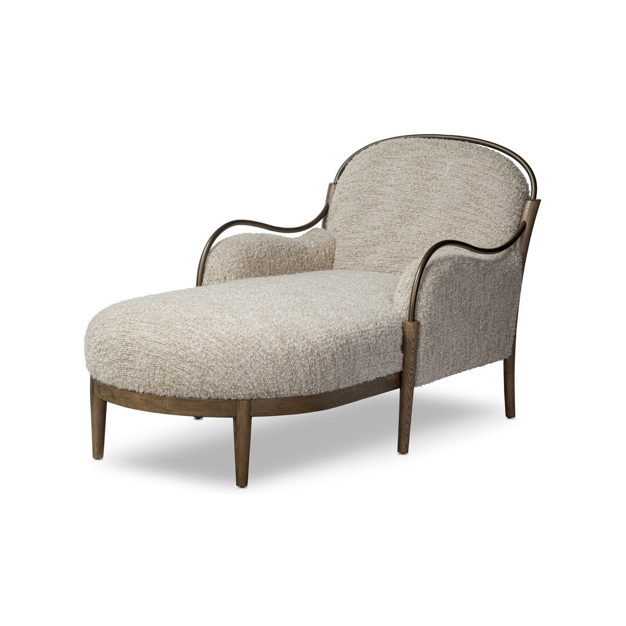 Solaire Sculptural Chaise in pale grey — Rachel Blindauer