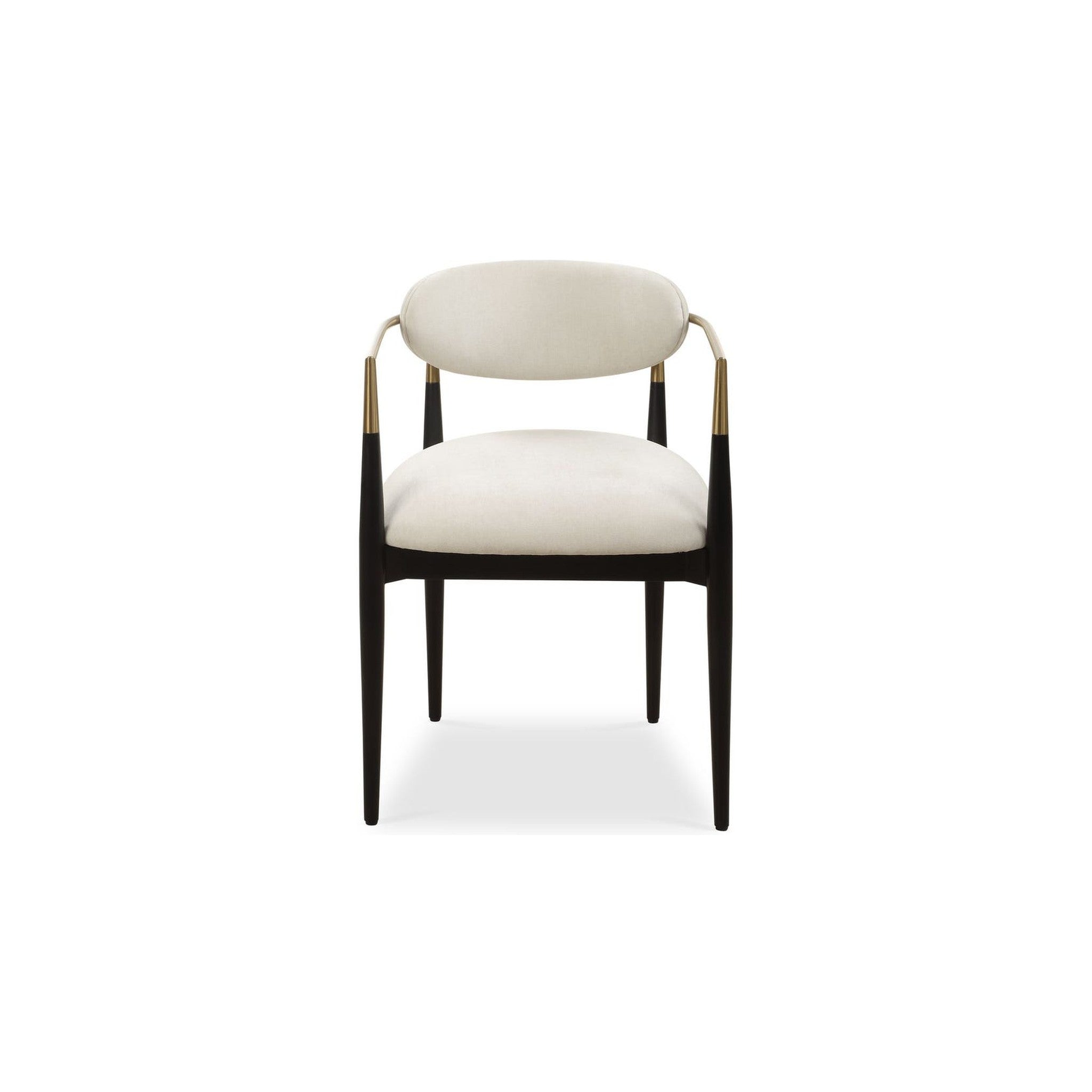Calder Dining Armchair in pale grey — Rachel Blindauer