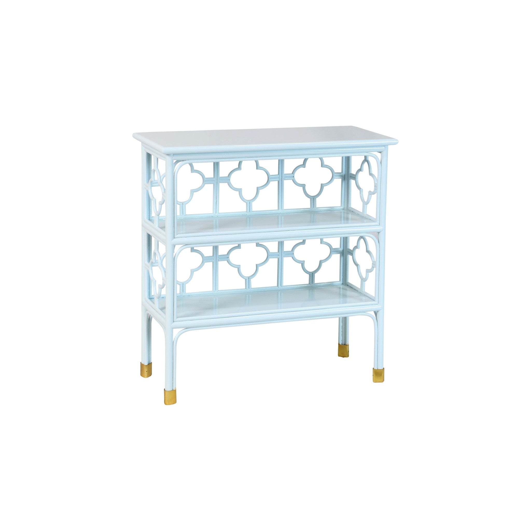 Coastal Clover Wall Shelf in soft blue — Rachel Blindauer