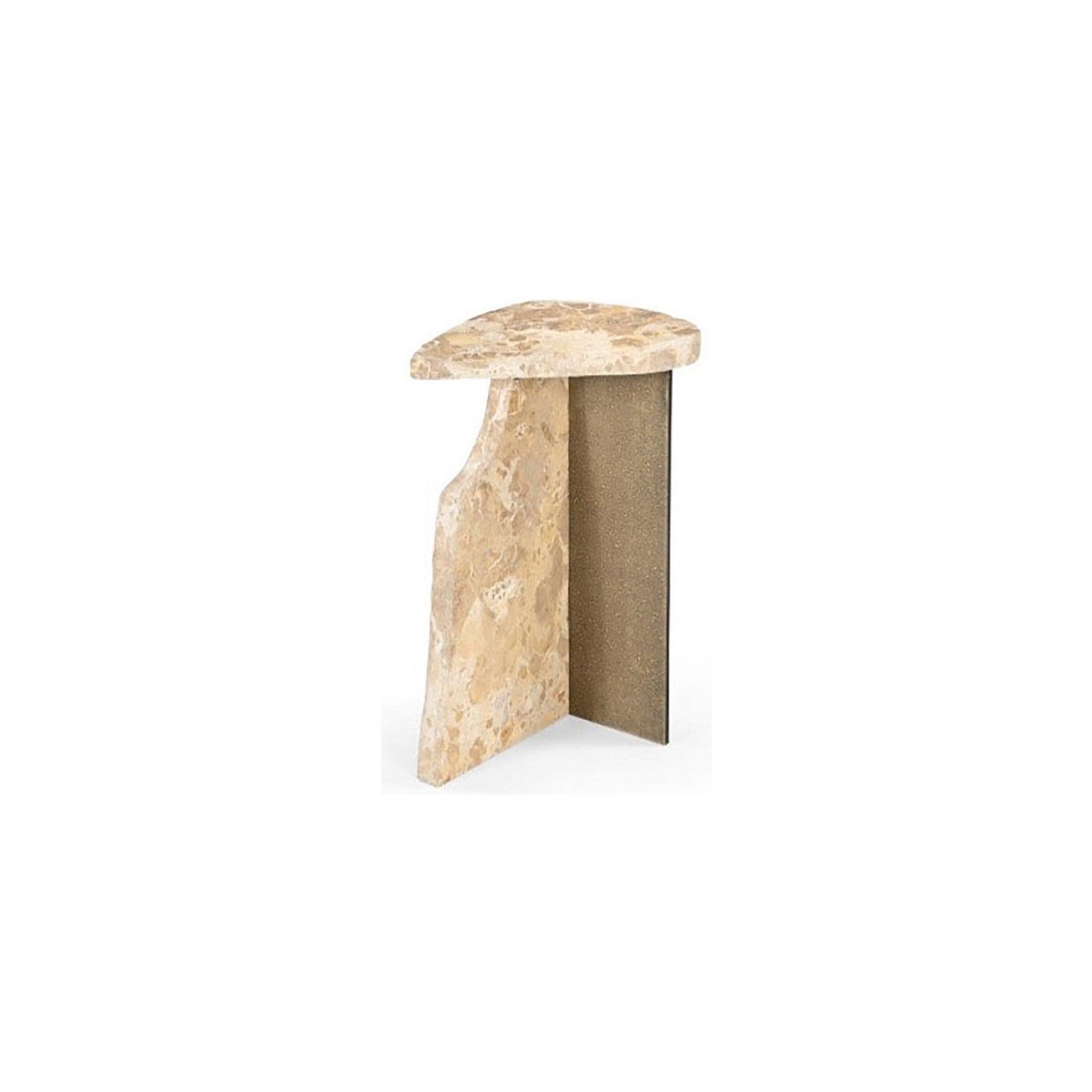 Kembla Beige Marble Side Table