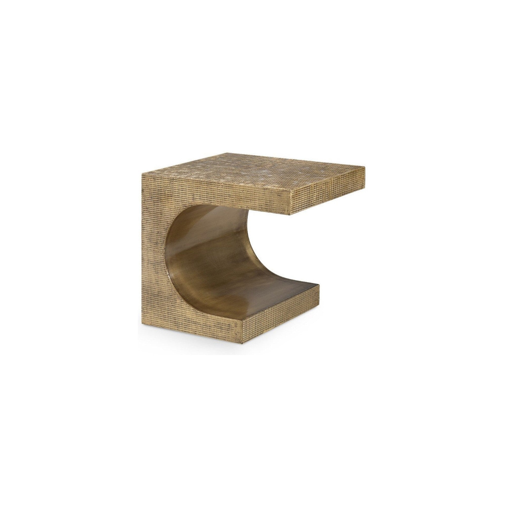 Dali Small Side Table in warm tan — Rachel Blindauer