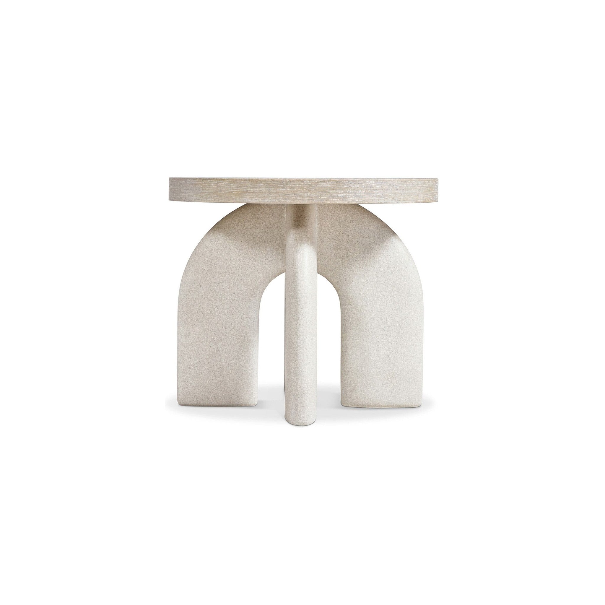 Antibes Side Table in cream — Rachel Blindauer