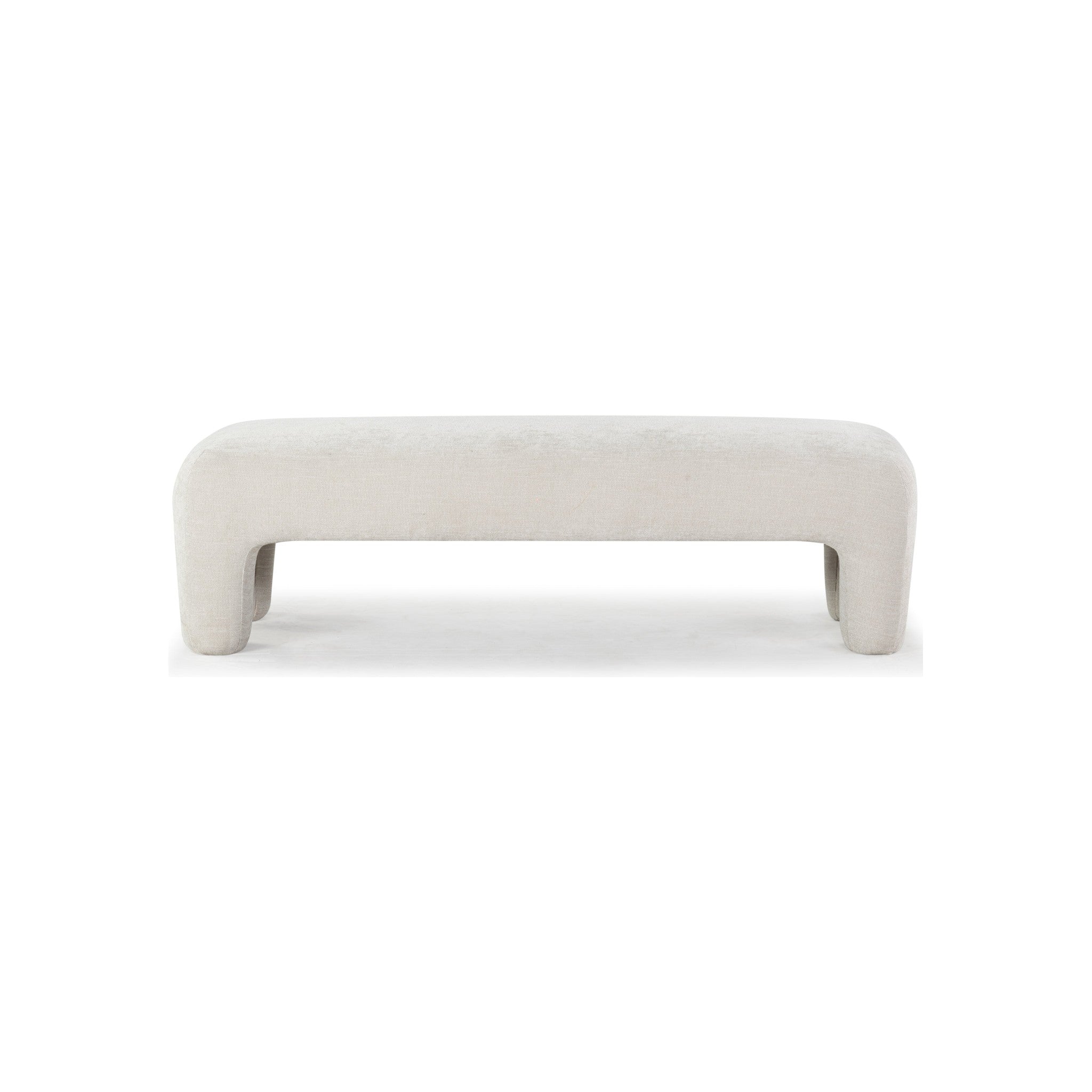 Tamlyn Performance Fabric Bench, Beige — Rachel Blindauer