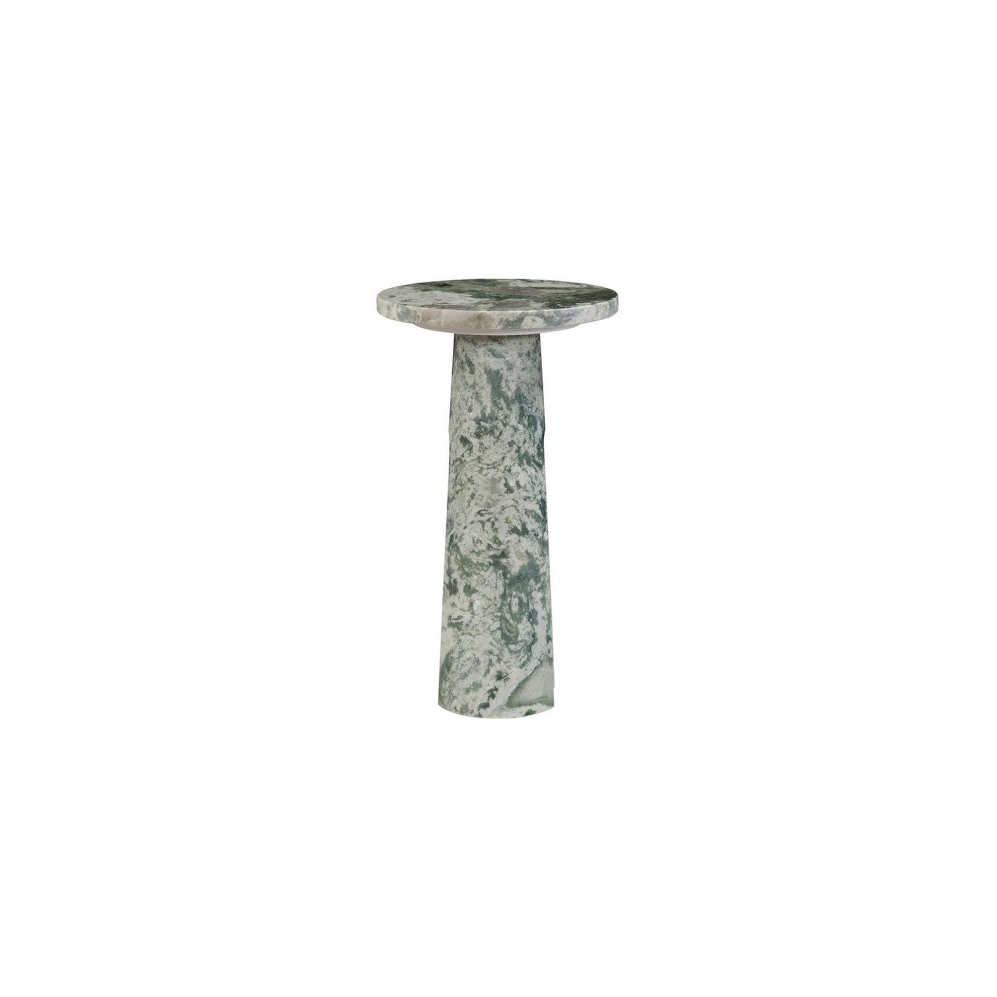 Doxander Marble Short Drink Table, Green — Rachel Blindauer