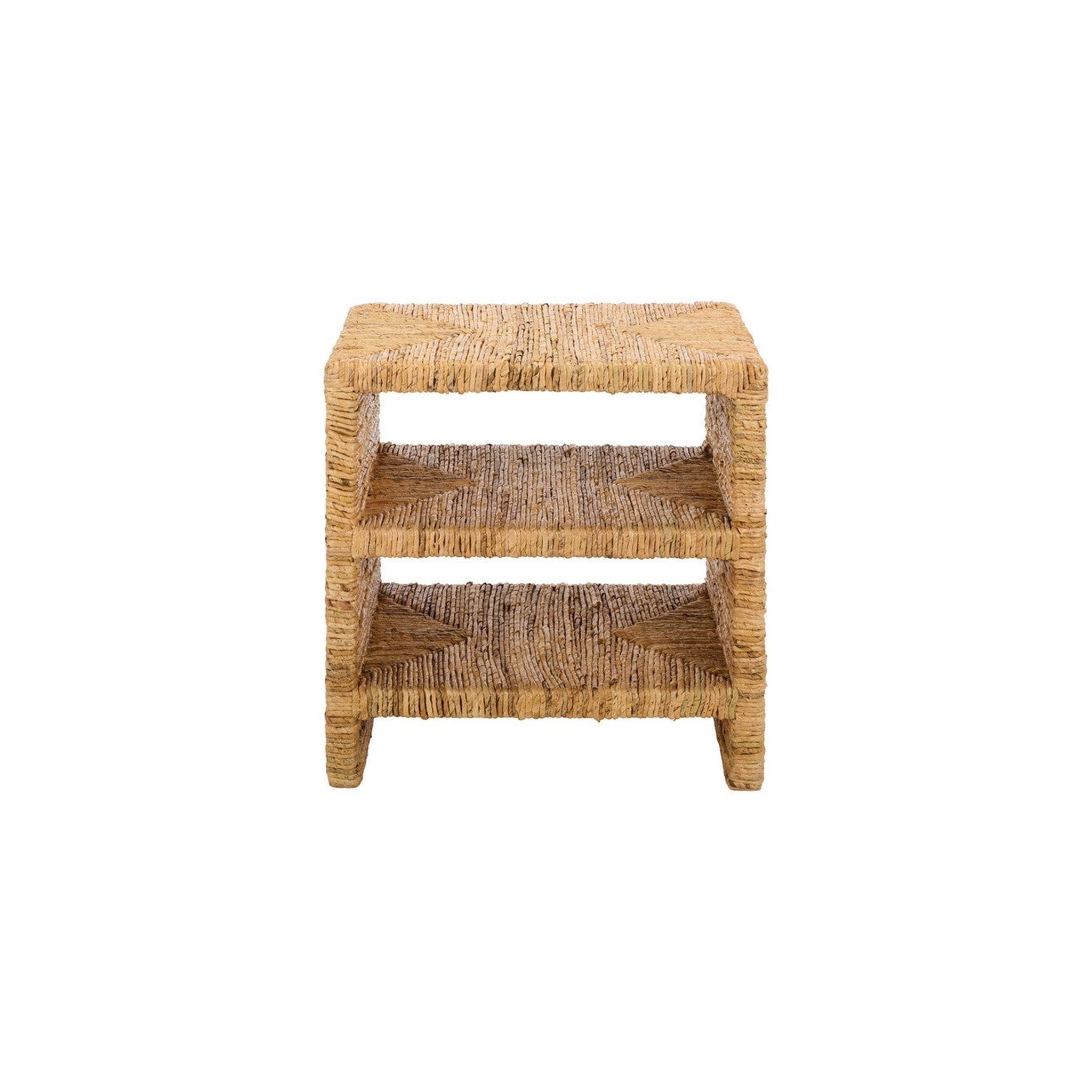 Fowler Abaca Accent Table, Natural