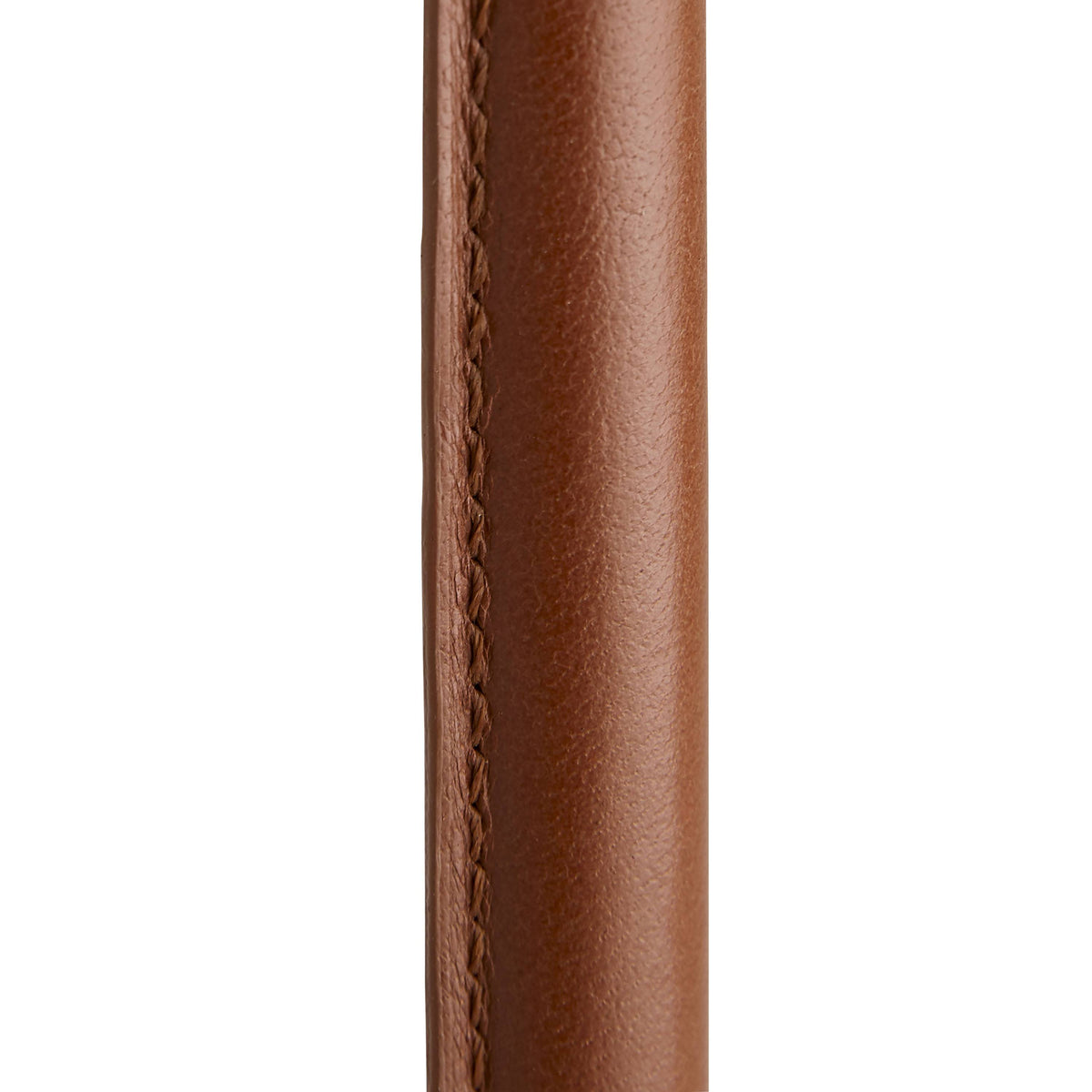 Sellier drink table in cognac leather, additional view