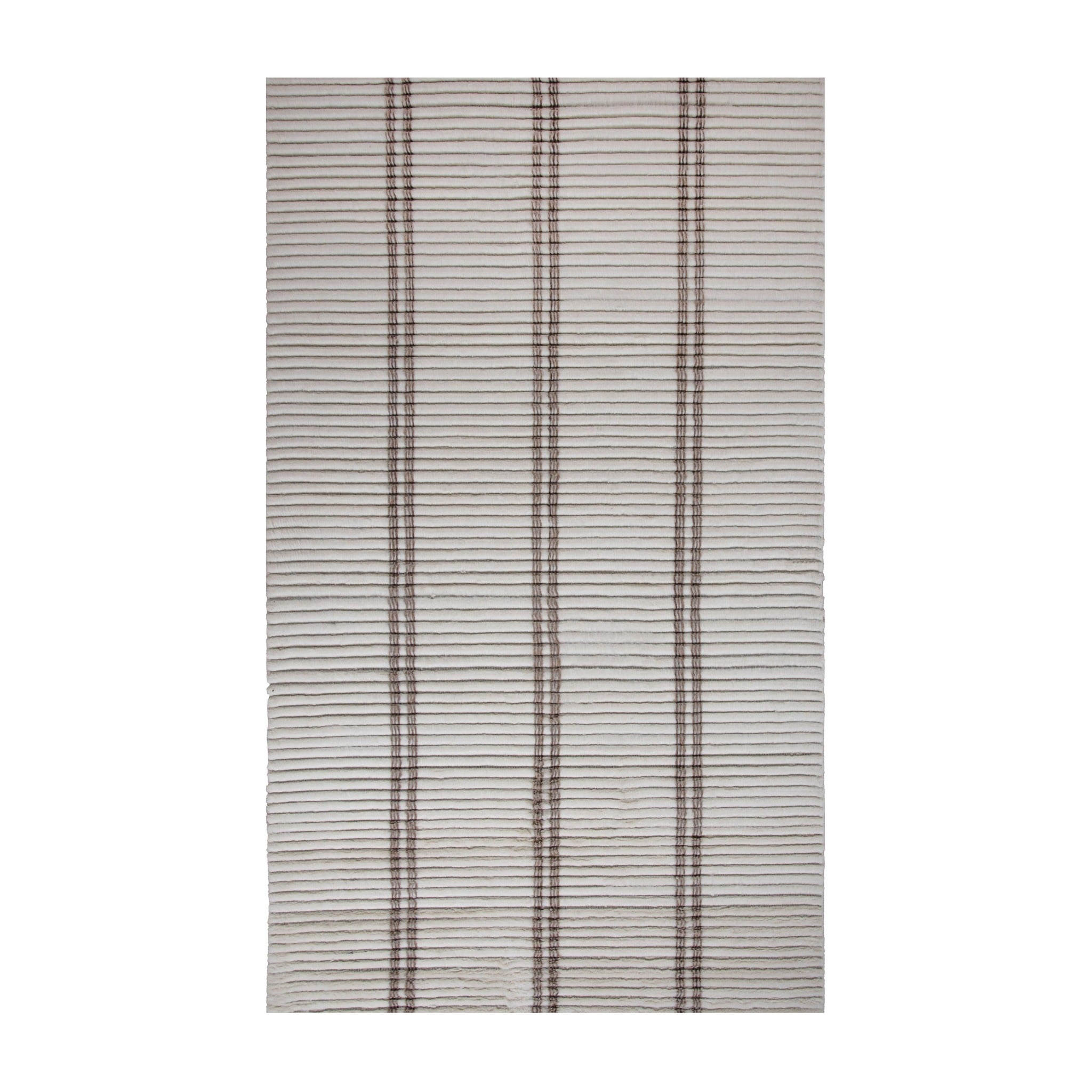 Reverie Hand-Loomed Wool Rug — Ivory & Brown