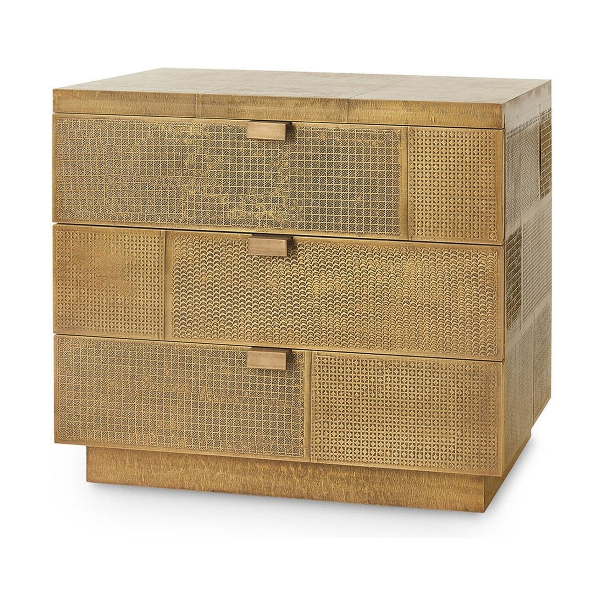 Mark 3-Drawer Side Table