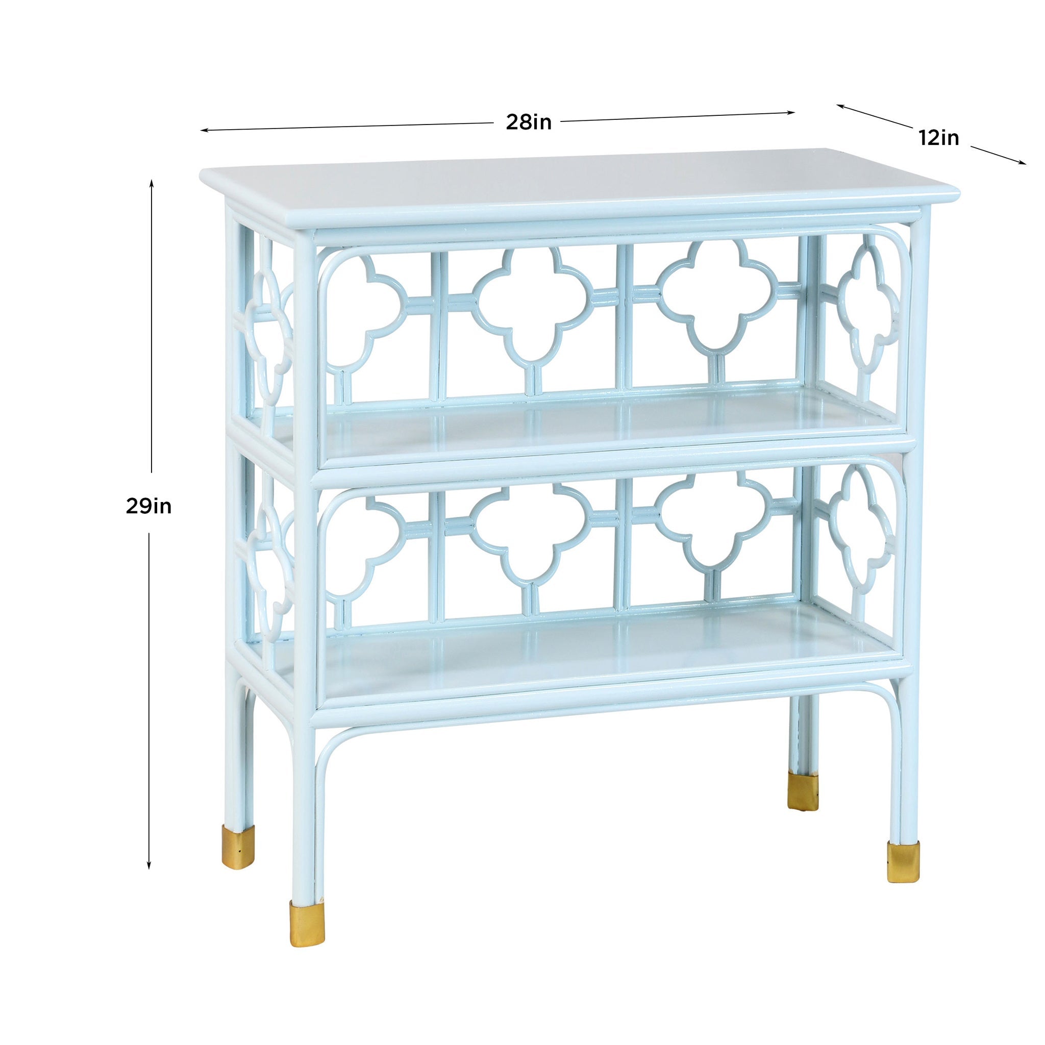 Ocean Breeze Clover Shelf styled