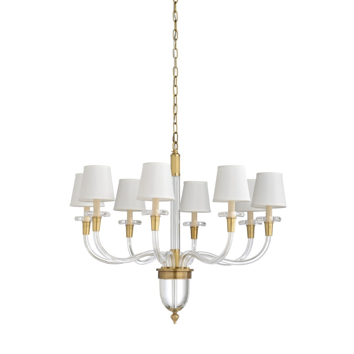 Avignon Crystal & Brass Chandelier